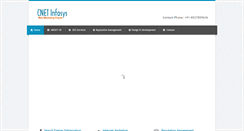 Desktop Screenshot of cnetinfosys.com